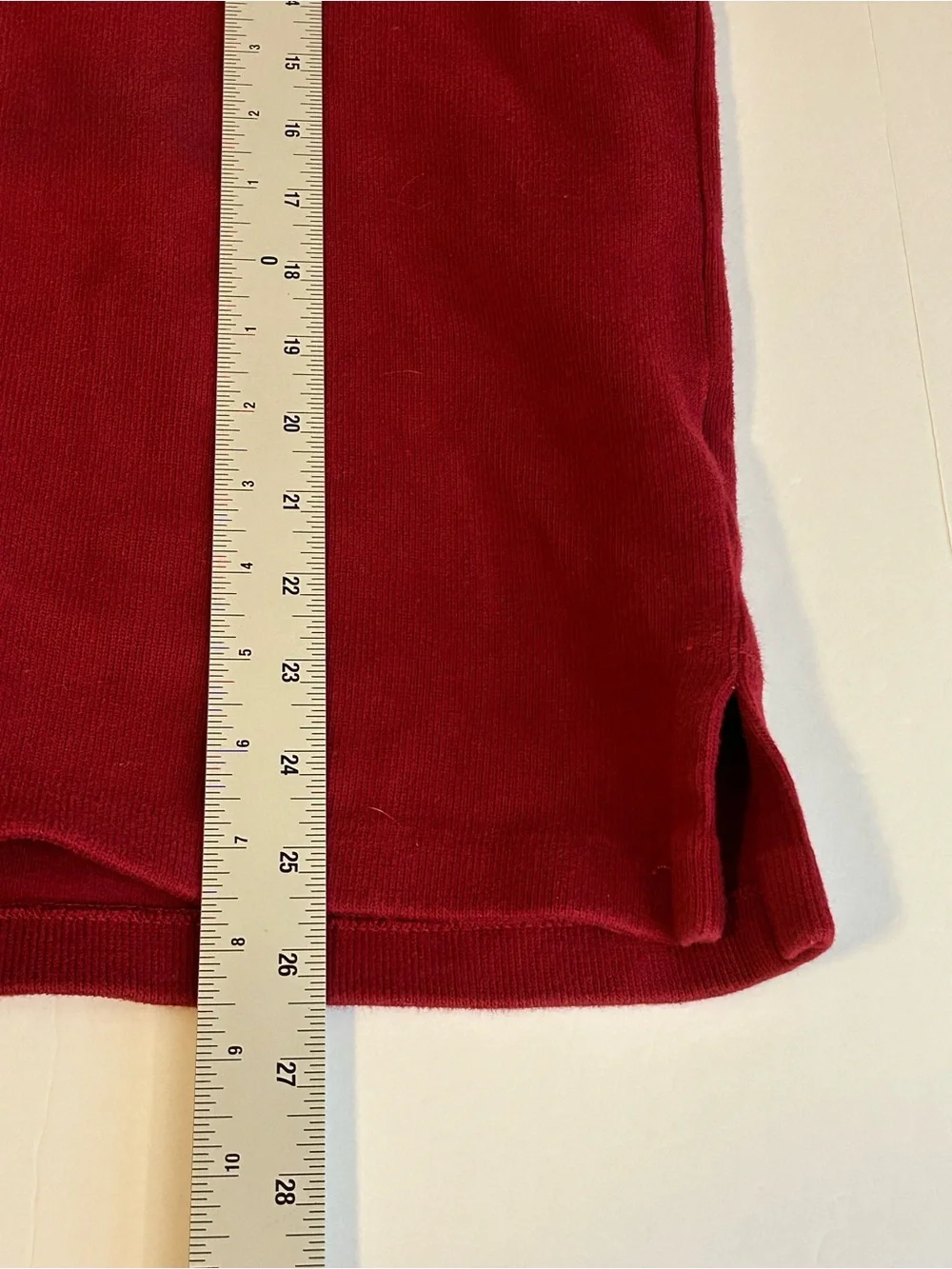Ralph Lauren Red Quarter-Zip Pullover Sweater with pony logo